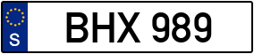 Truck License Plate